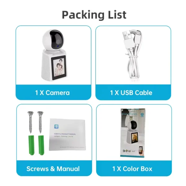 Hbs-1538 Wifi Video Calling Camera 2mp (1080p) V380 App - Image 7