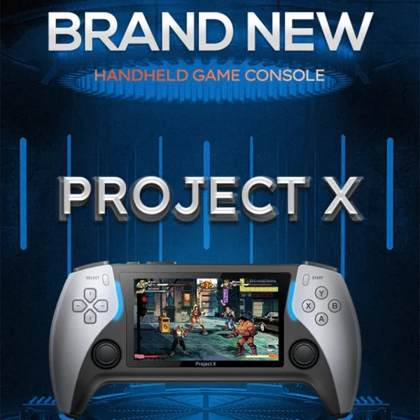 New Project X 4.3-Inch High-Definition Ips Screen handheld Game Console Supports Ps1 Arcade HD Output