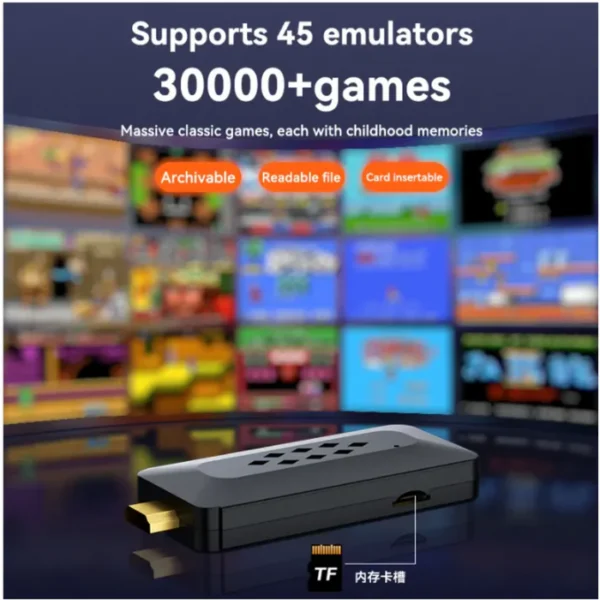 M33 Gamestick 3D 64GB 2.4G Wireless Controller 30000 Video Games - Image 5