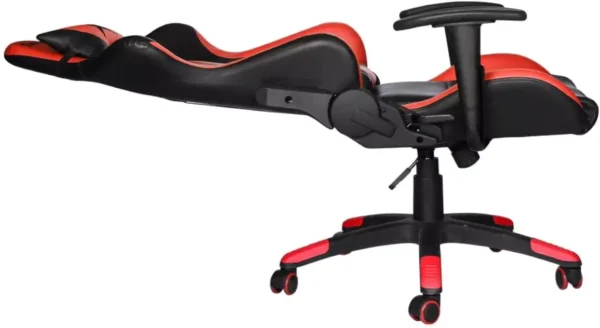 Xtrike Me Gc-905 Bk Ergonomic Adjustable Gaming Chair Caster Wheels Red - Image 3