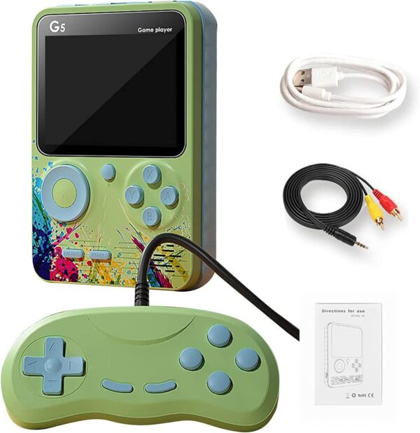 G5 Handheld Game Box – Built-in 500 Games, 3.0-Inch LCD Screen, and Extra Controller - Image 7