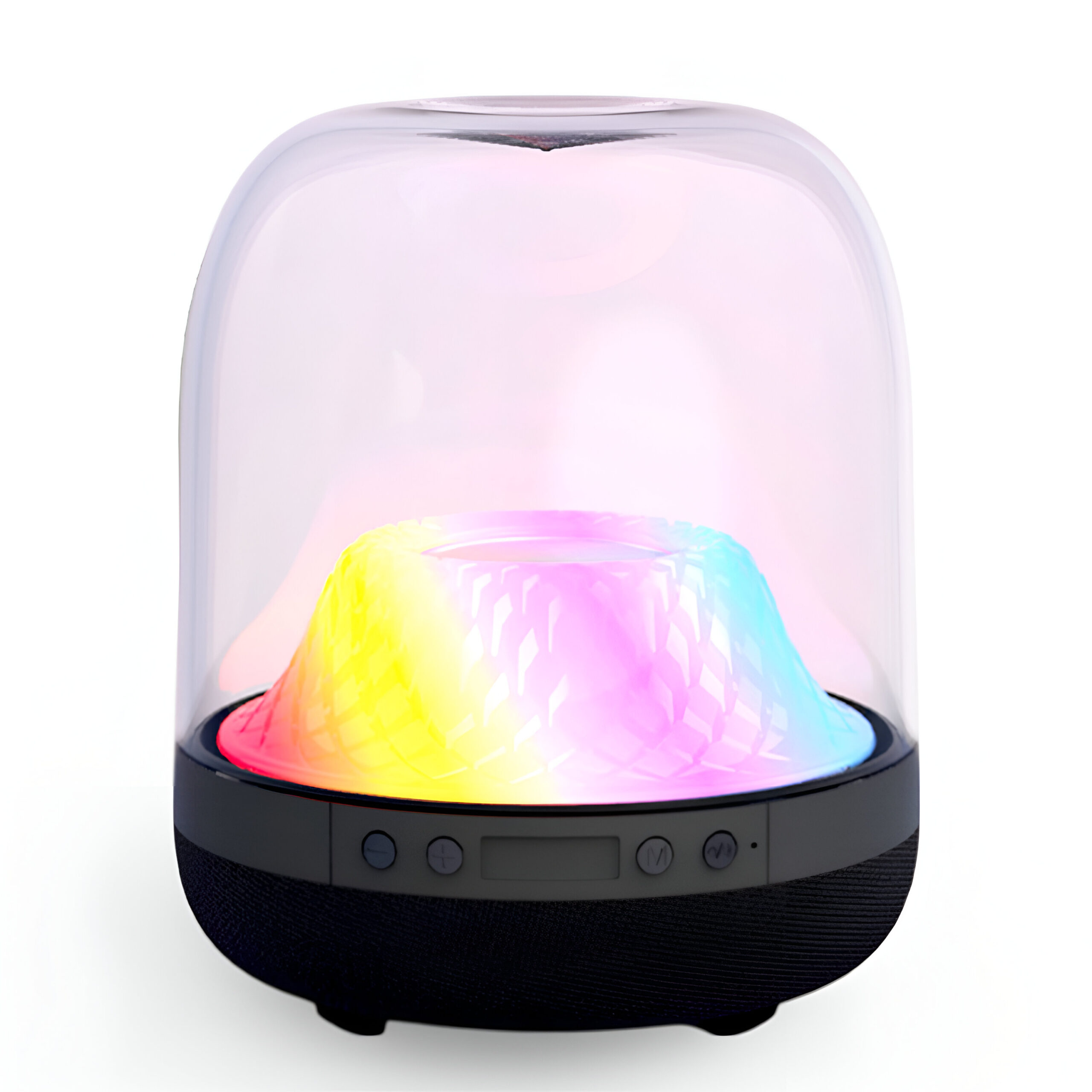 LP92 BT LED Glass Transparent Magic Color Speaker – A Fusion of Sound and Style