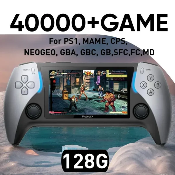 New Project X 4.3-Inch High-Definition Ips Screen handheld Game Console Supports Ps1 Arcade HD Output - Image 2