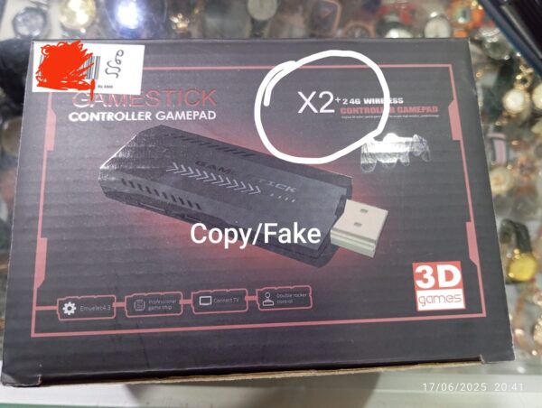 Original X2Plus 64gb  Game Stick 37000+ Video Games HD Output Game Stick With 2 Wireless Controllers - Image 2