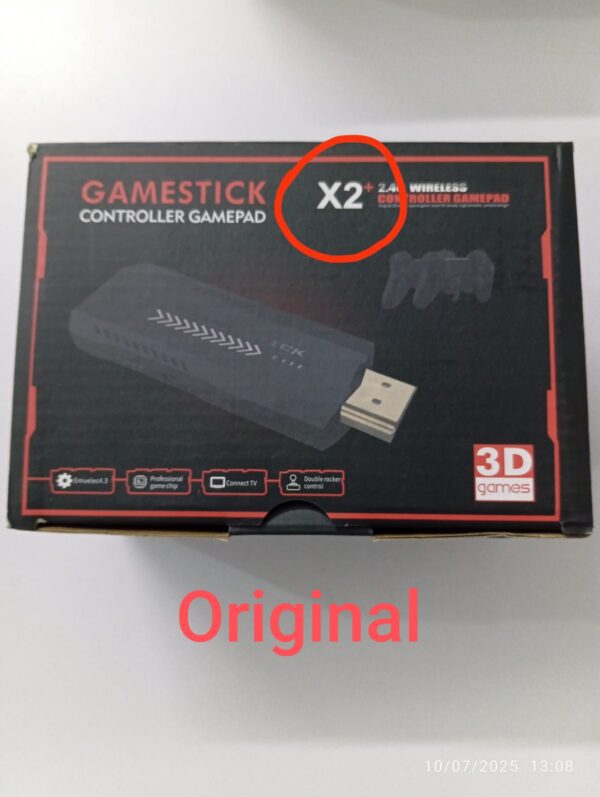 Original X2Plus 64gb  Game Stick 37000+ Video Games HD Output Game Stick With 2 Wireless Controllers - Image 3